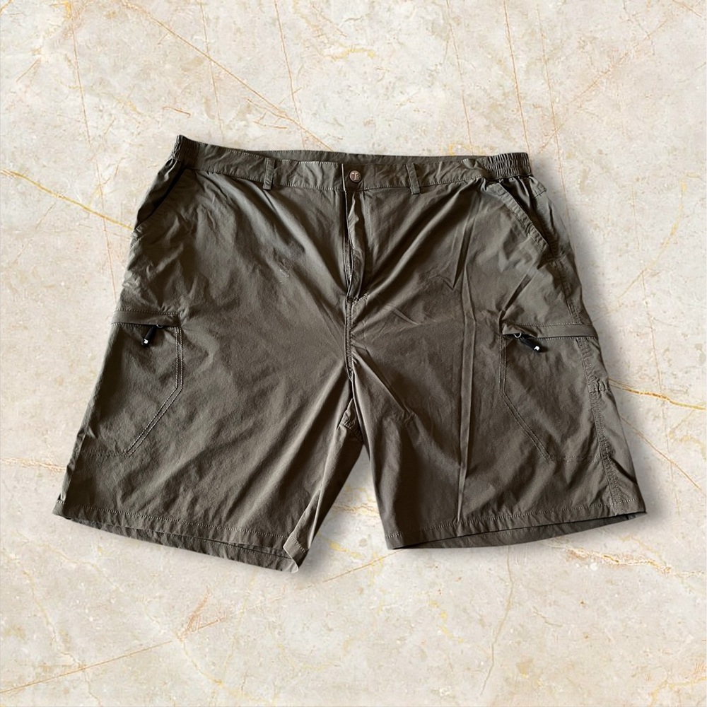Men’s Outdoor Sports Cargo Shorts US 40 | Olive Green Hiking Shorts